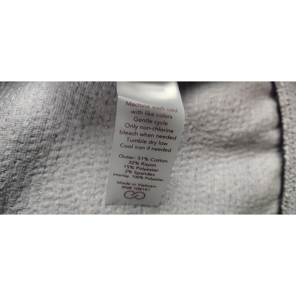 Calia S Carrie Underwood Purple‎ Quarter Zip High Neck Pullover Elevate Textured - Picture 4 of 11